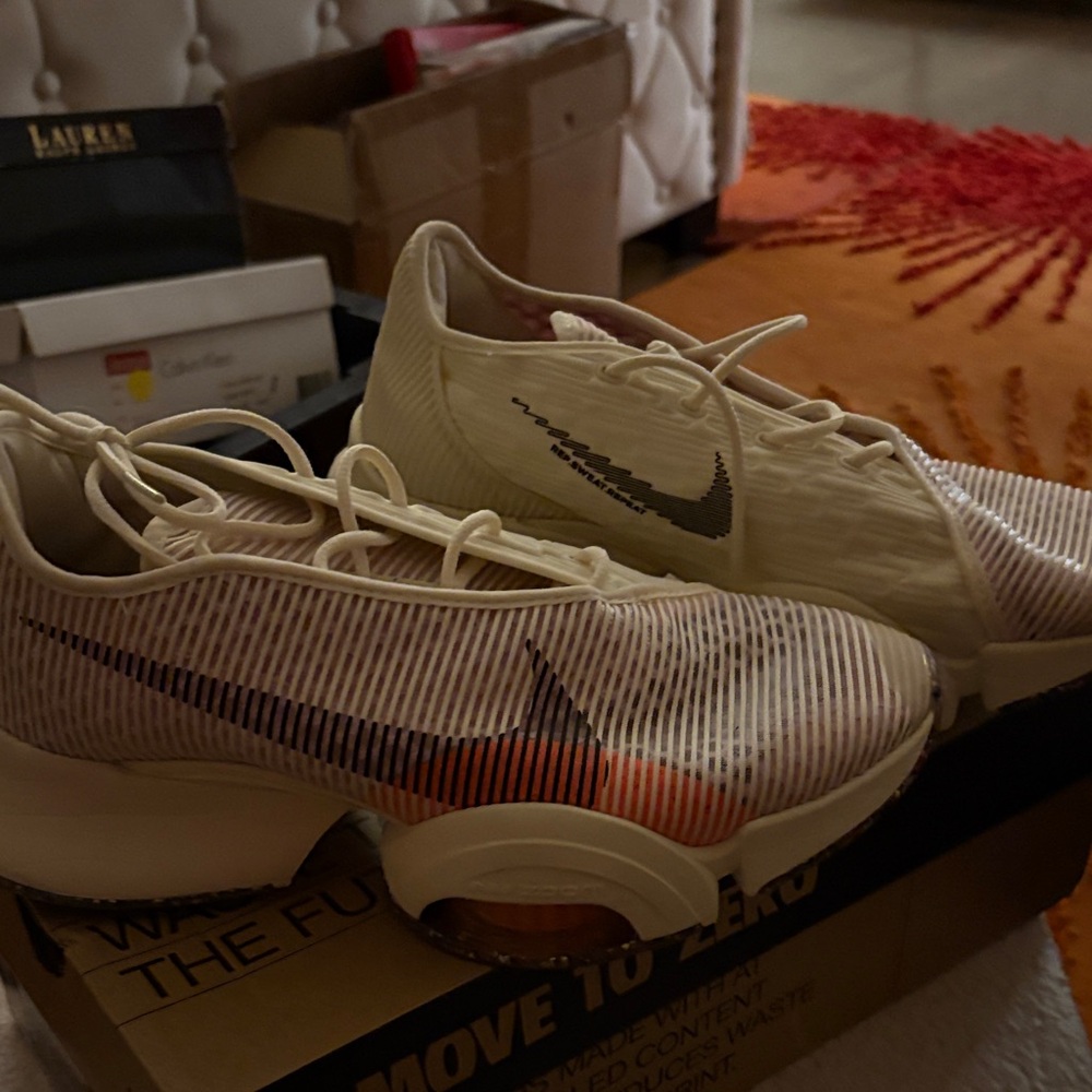 Nike Athletic Shoes - Cream and Black